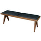 Claire Rattan Bench Black