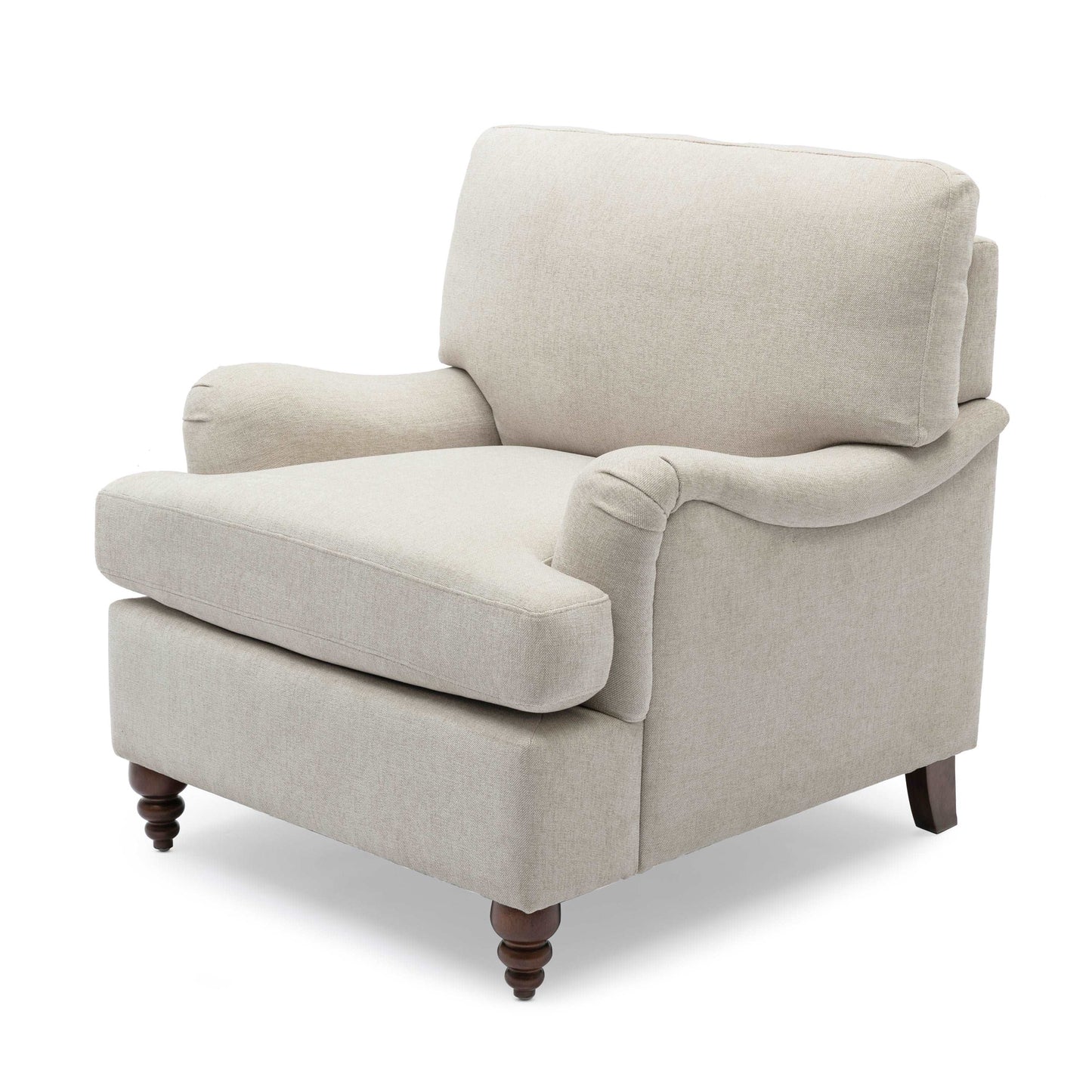 Candor Arm Chair, Light Beige