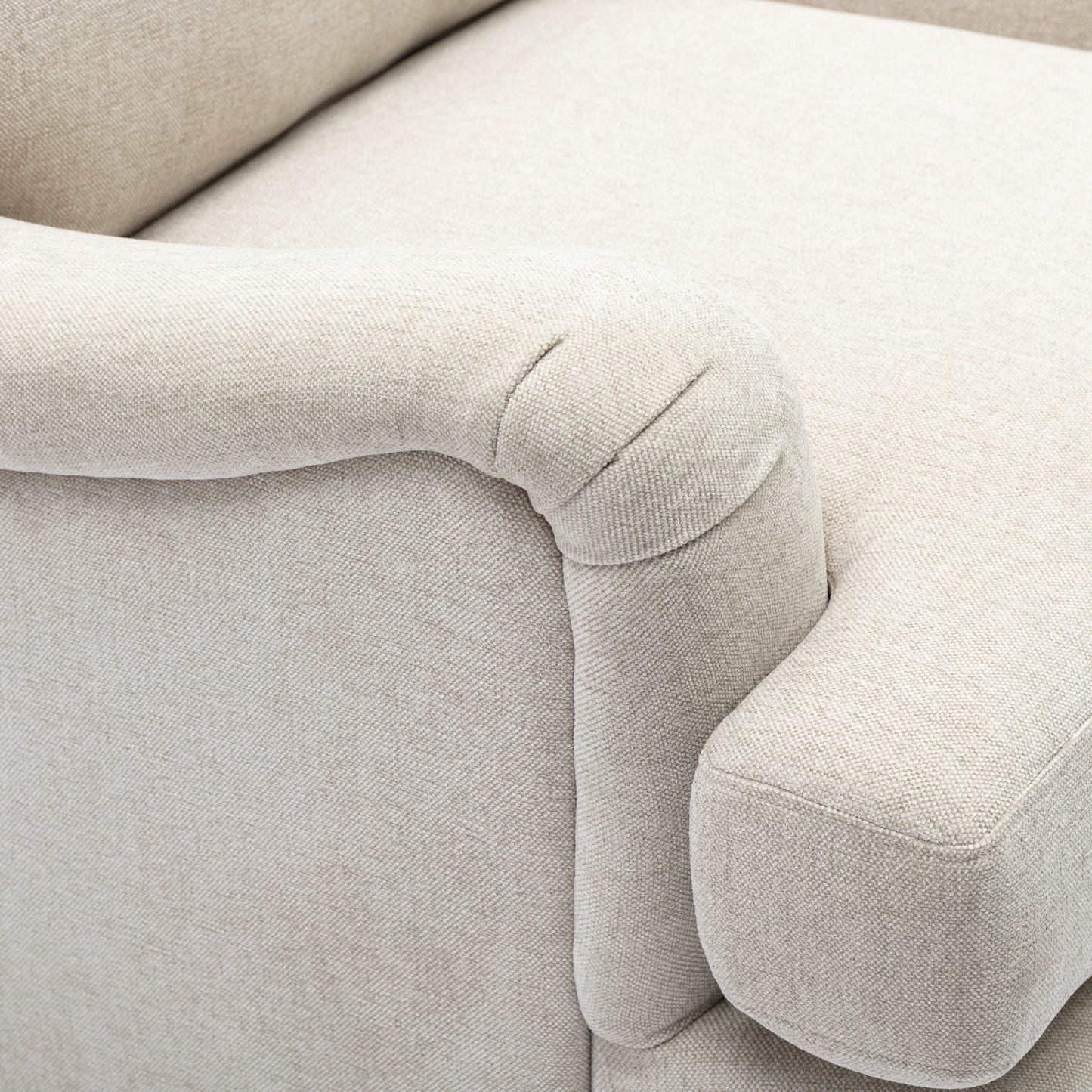 Candor Arm Chair, Light Beige