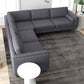 Symmetrical Corner Sofa - Dark Grey