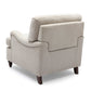 Candor Arm Chair, Light Beige