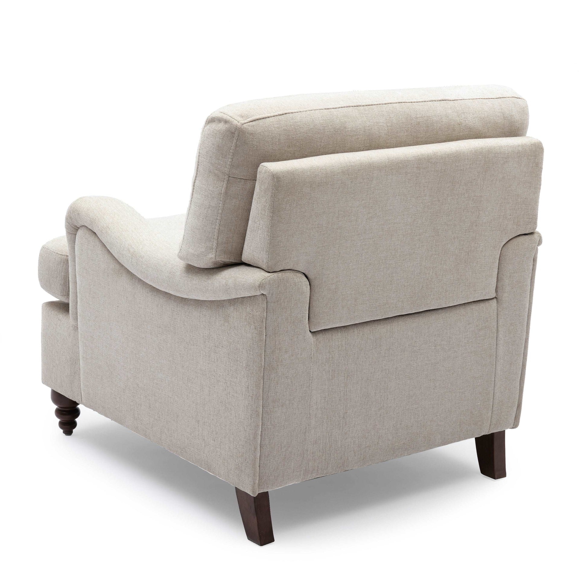 Candor Arm Chair, Light Beige