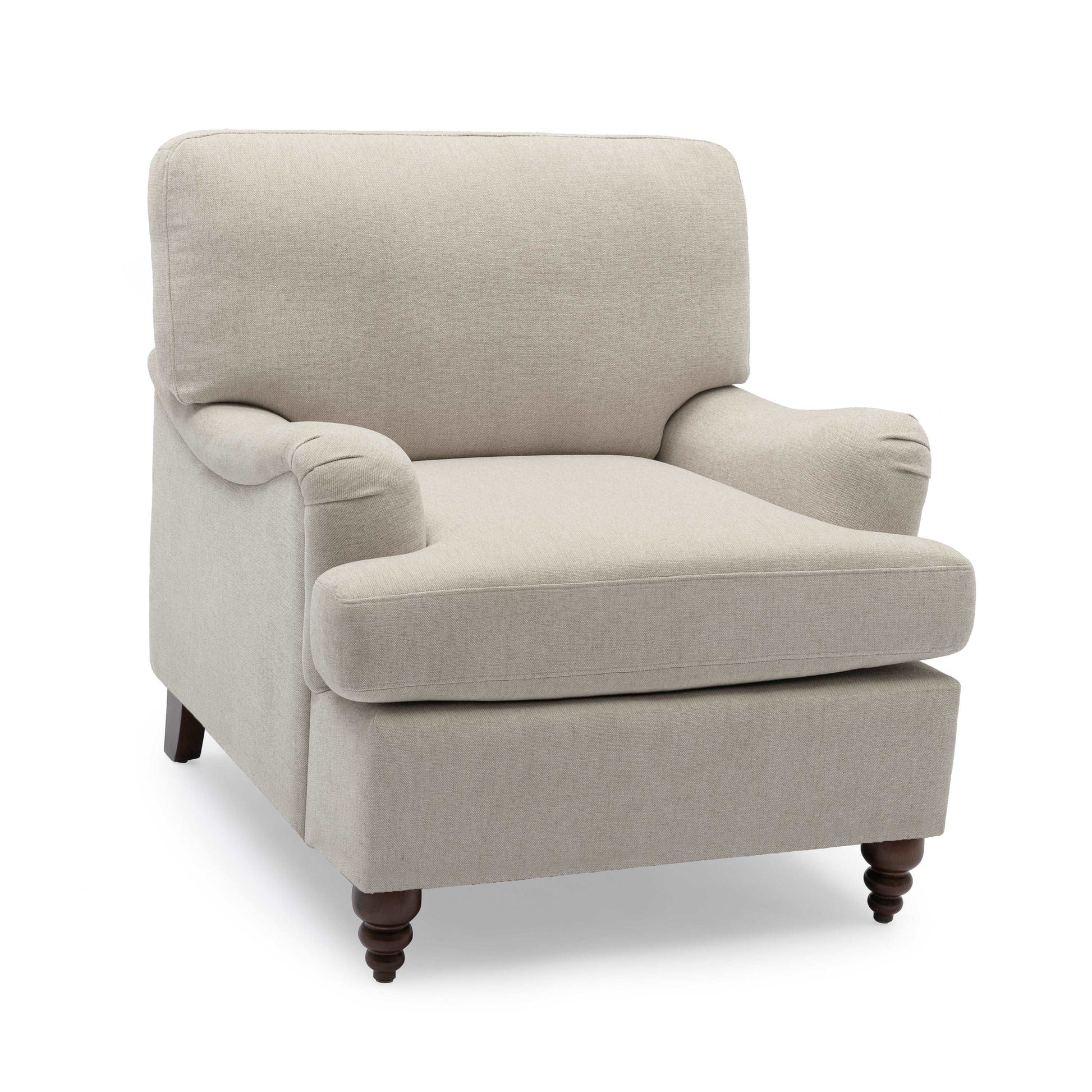 Candor Arm Chair, Light Beige