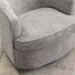 Comfy Round 360 Degree Swivel Barrel Chair, Grey