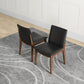 Verona Dining Chairs (Set Of 2) Black Vegan Leather