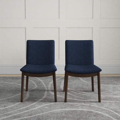 Verona Dining Chairs (Set Of 2) Blue Linen