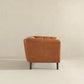 Cognac Leather Lounge Chair