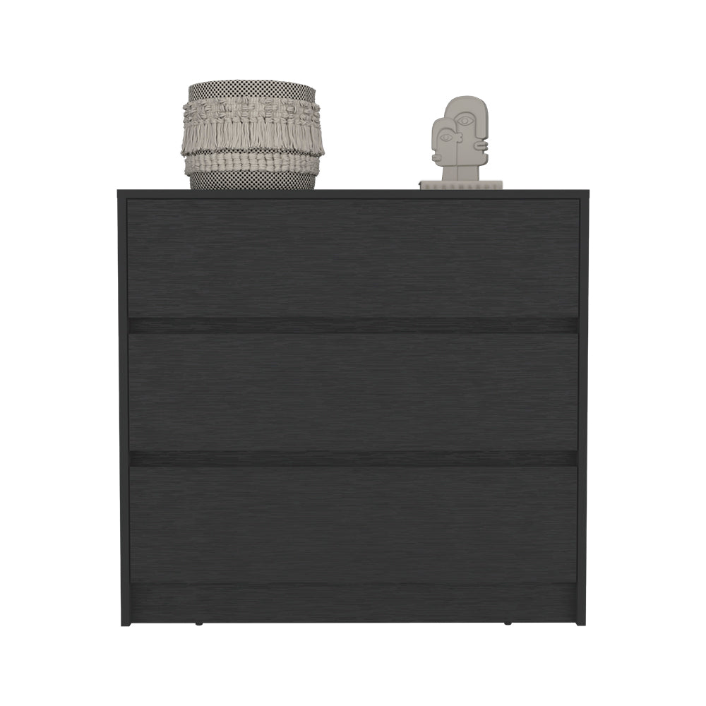 Dresser Maldus, Three drawers, Black Wengue Finish-3