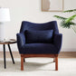 Lounge Chair - Blue Boucle