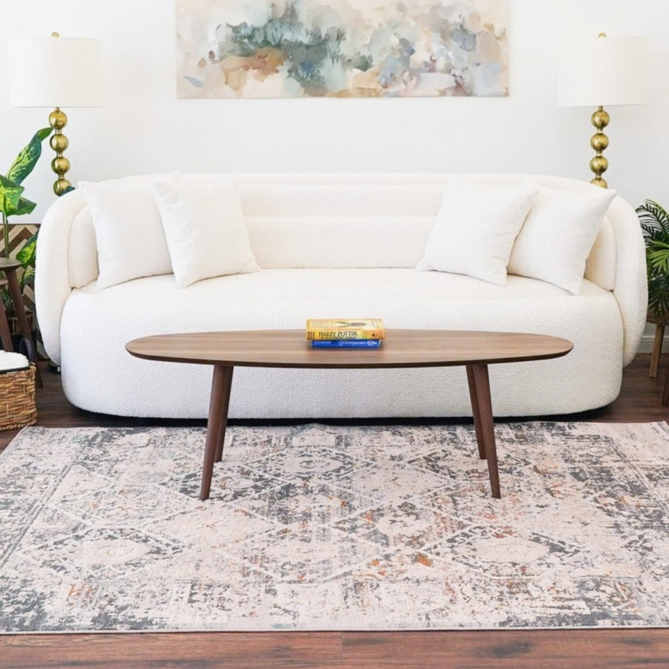 Carlson Oval Coffee Table | Walnut