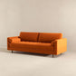 Durham  Velvet Sofa  Burnt Orange