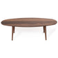 Carlson Oval Coffee Table | Walnut