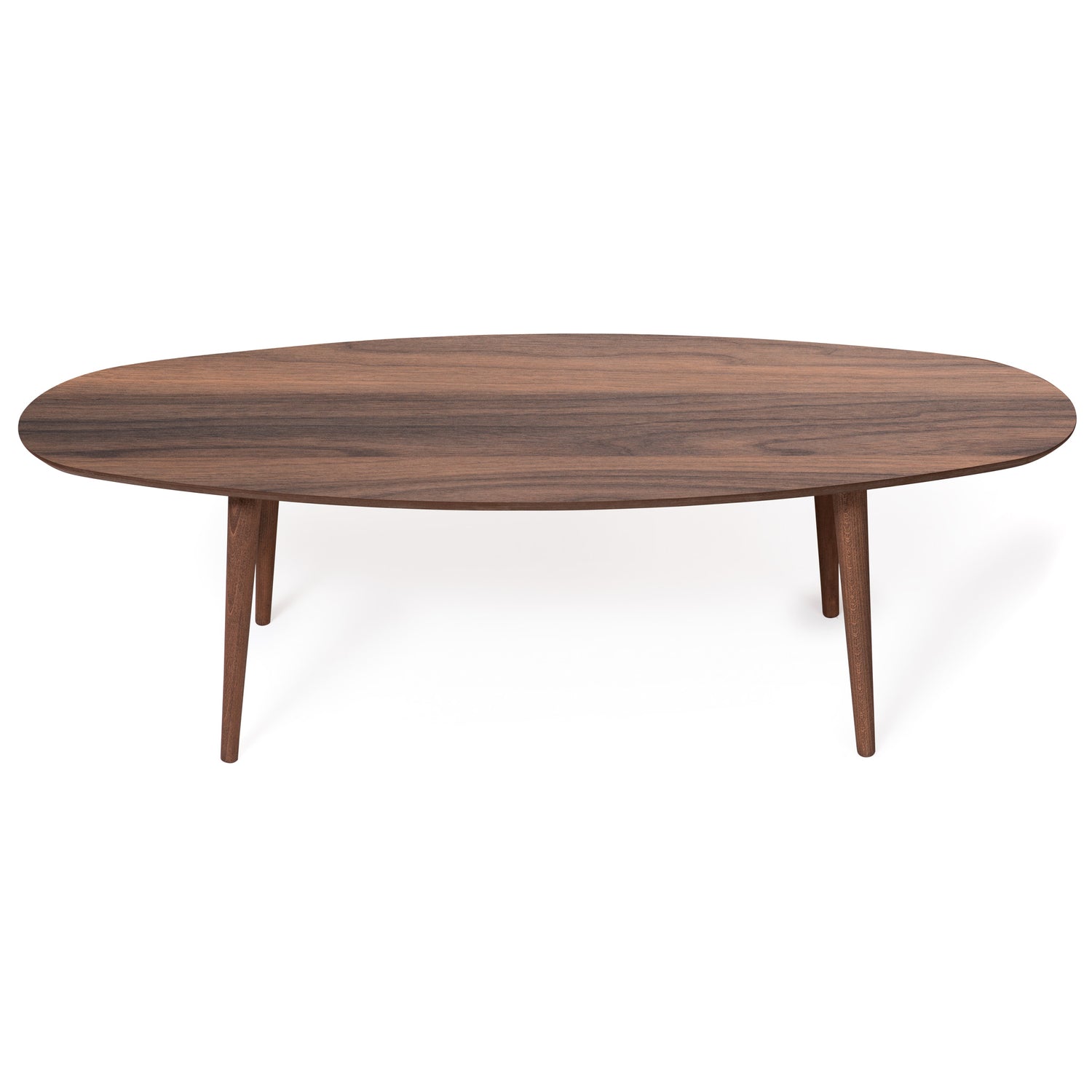 Carlson Oval Coffee Table | Walnut