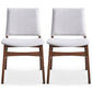 Gregory  Fabric Dining Chair (Set of 2) | Light Gray