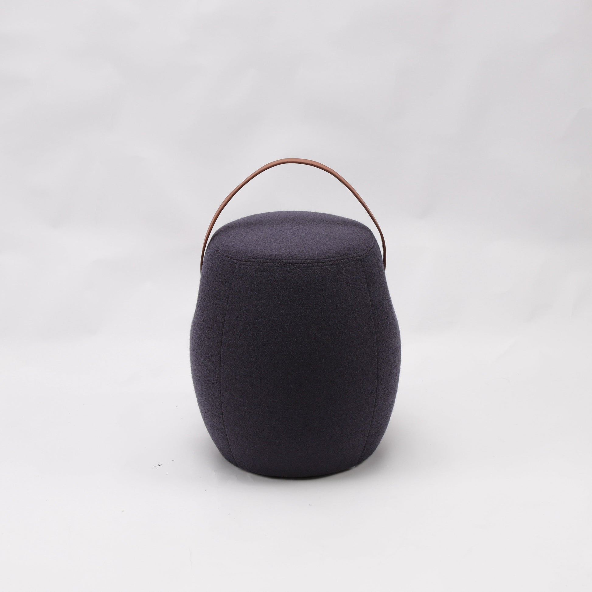 Kiley Handmade Pouf/Stool - Darkish-1