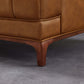 Redding Tufted Leather Sofa | Cognac