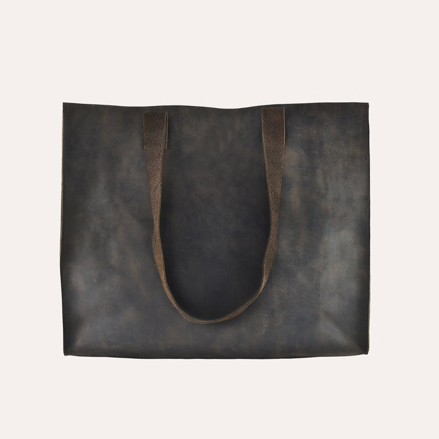 Kiko Raw Edge Leather Tote