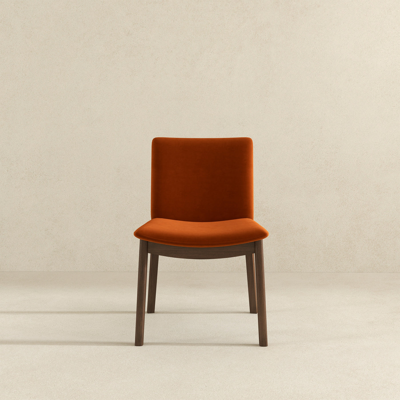 Verona Dining Chair - Orange Velvet