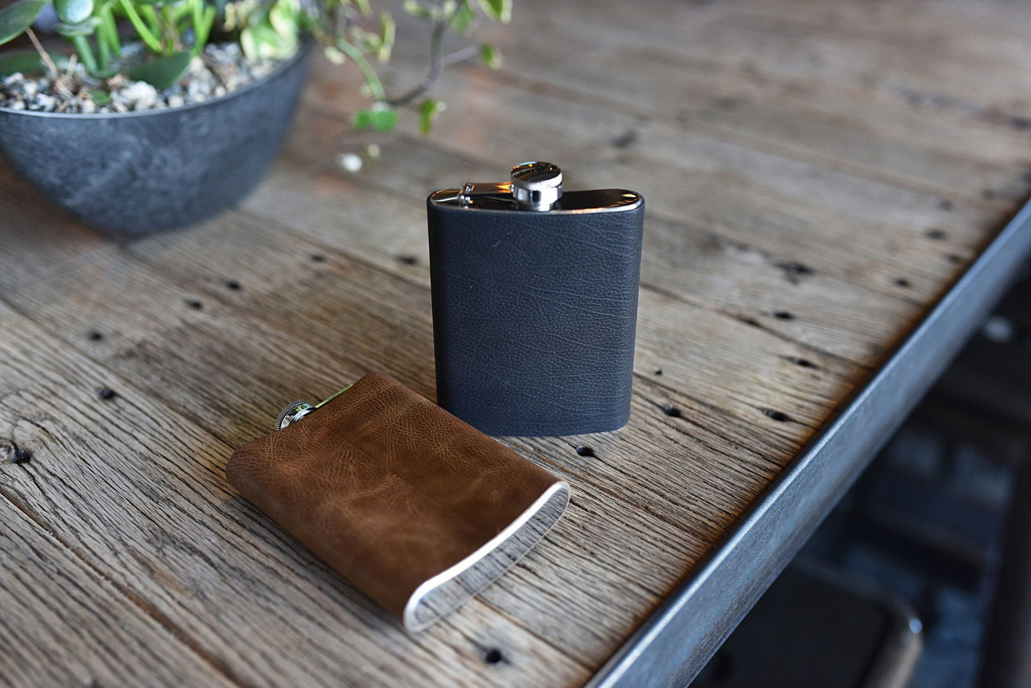 Leather Flask