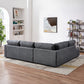 Garfield Sectional Sofa | Grey