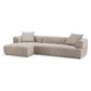 Boucle Sectional Sofa | Mocha