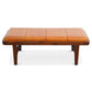 Madeline Leather Bench | Tan