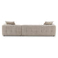 Boucle Sectional Sofa | Mocha