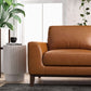 Lawrence Leather Sectional Sofa Tan