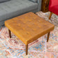 Tufted Solid Wood Leg Ottoman