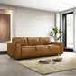 Abbott Genuine Leather Sofa | Tan