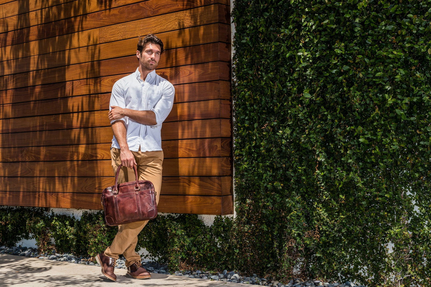 Sleek Leather Briefcase