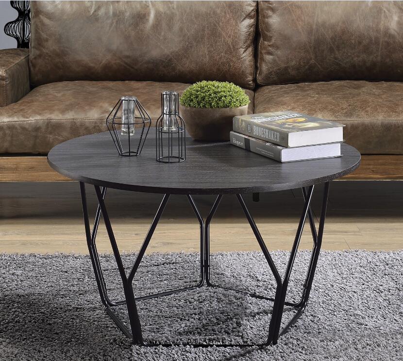 Sytira Coffee Table, Espresso & Black