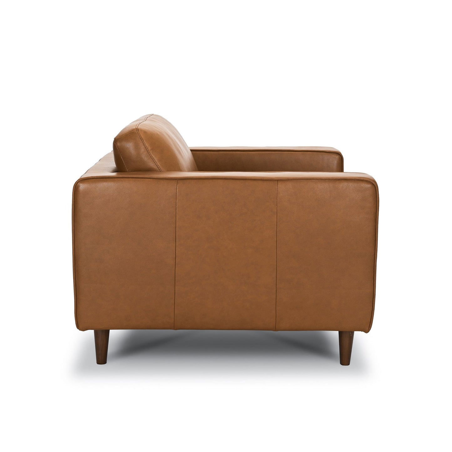 Tatum Leather Lounge Chair | Tan