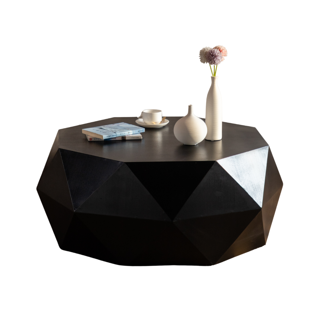 Three-dimensional Retro Style Coffee Table