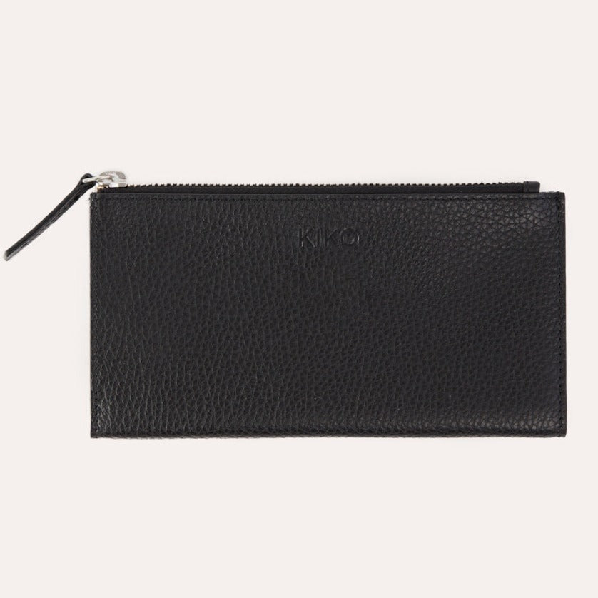 Top Zip Leather Wallet