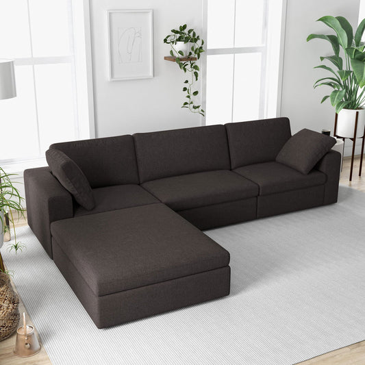 Tulsa Modular Sectional Sofa | Dark Grey