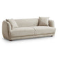 Linden Modern Linen Sofa | Mocha