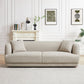 Linden Modern Linen Sofa | Mocha Cream