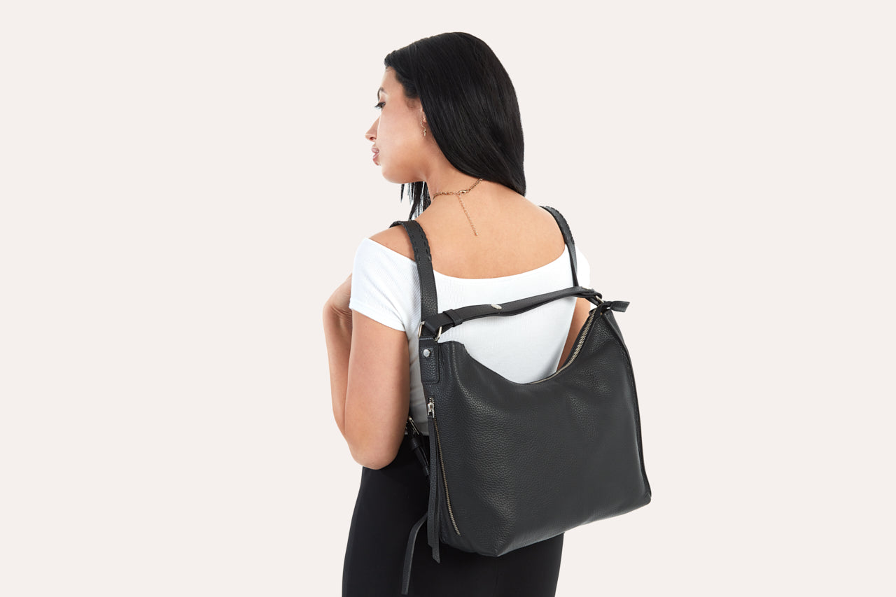 Versatile Leather Shoulder Bag