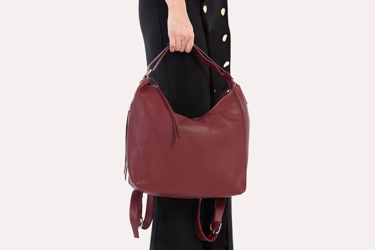 Versatile Leather Shoulder Bag