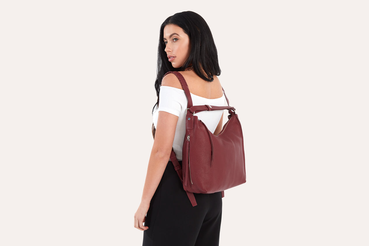 Versatile Leather Shoulder Bag