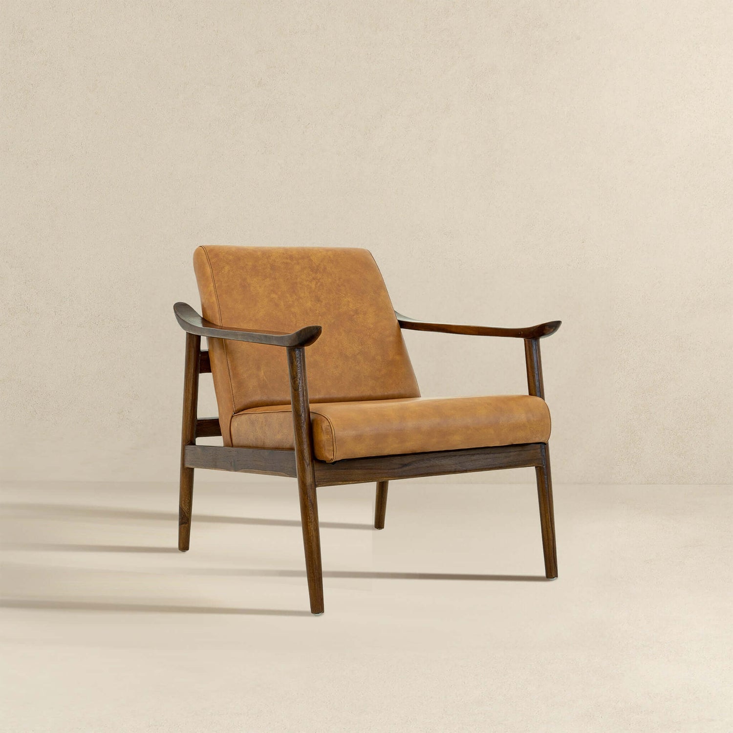 Margot Leather Lounge Chair | Antique Tan