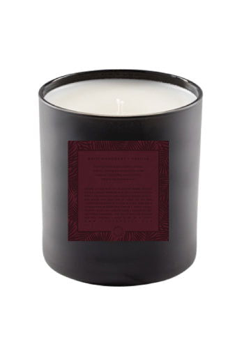 White Mahogany + Vanilla - 11oz Soy Candle