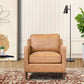 Manhattan Leather Lounge Chair | Tan