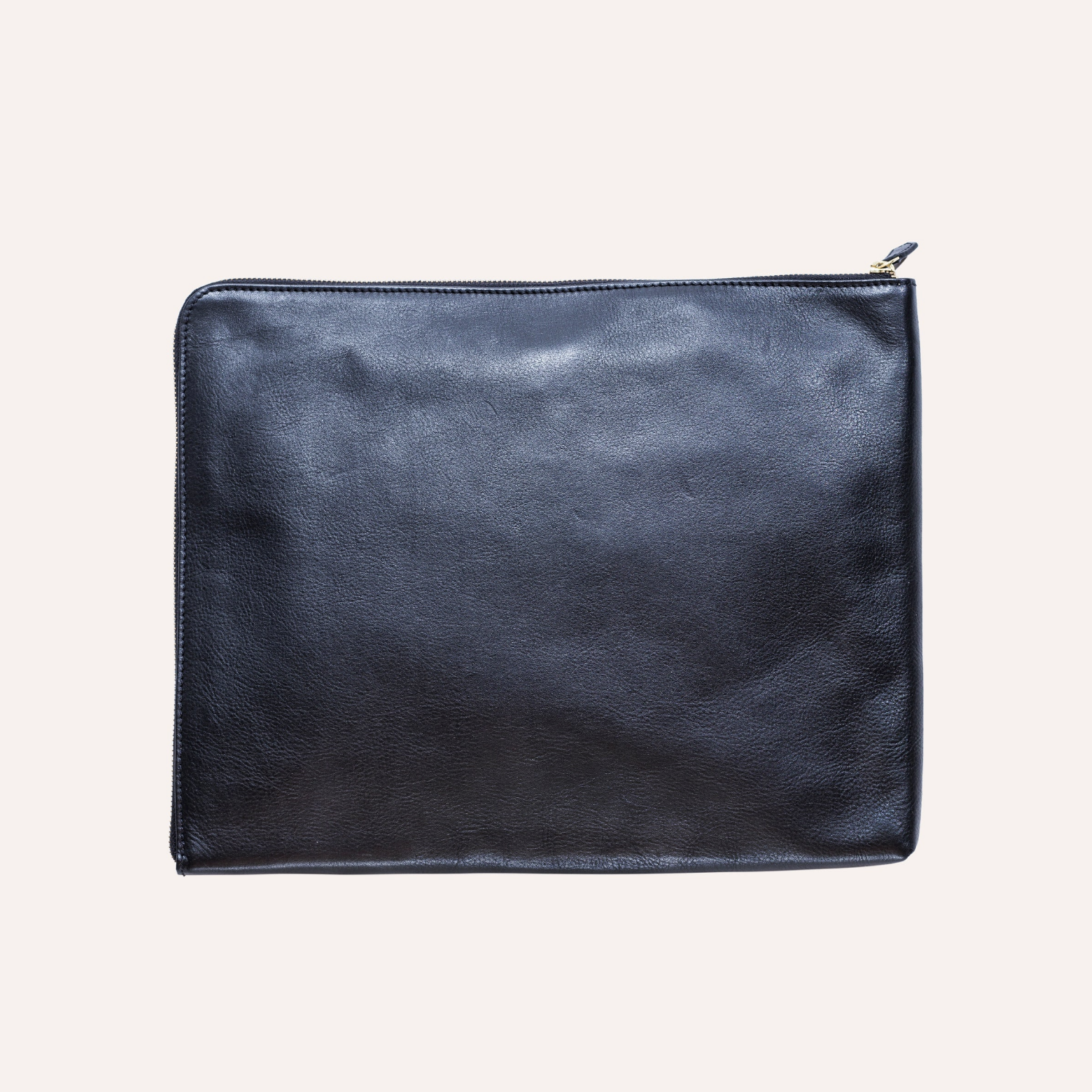 Kiko Zipper Leather Tech Folio