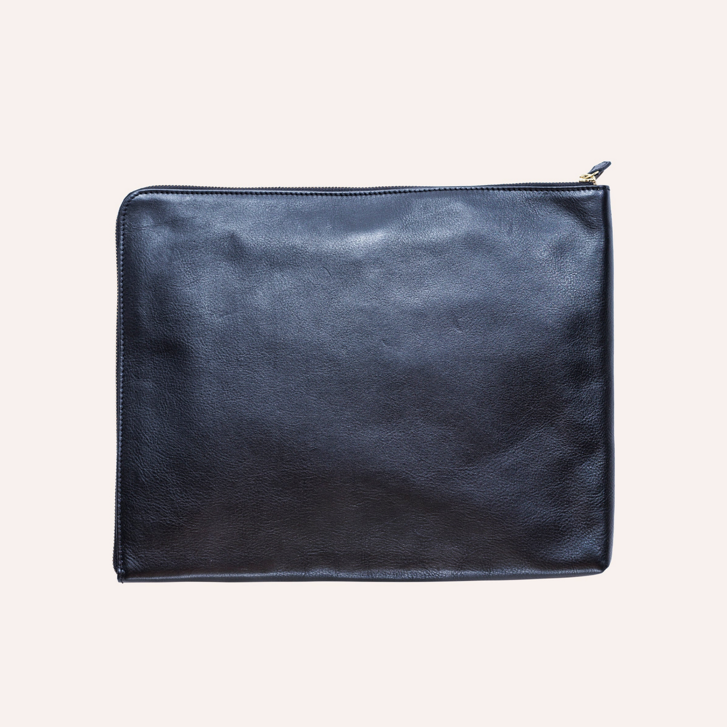 Zipper Leather Tech-Folio