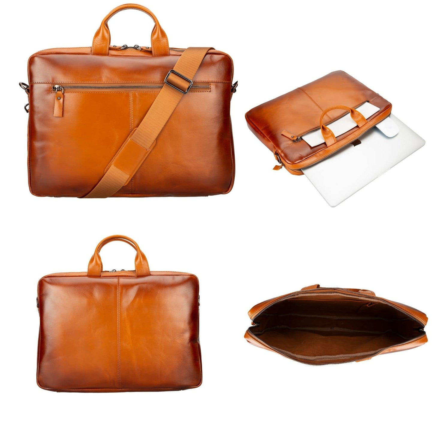 Afton MacBook Leather Sleeve and Bag-1