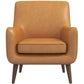 Leather Lounge Chair - Tan