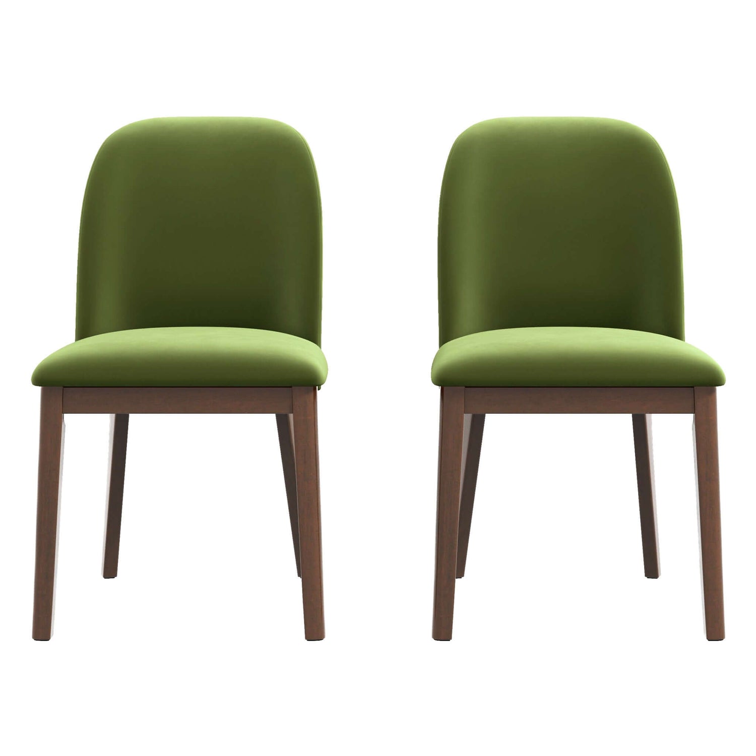 Kimberly Velvet Dining Chair (Set Of 2) | Green