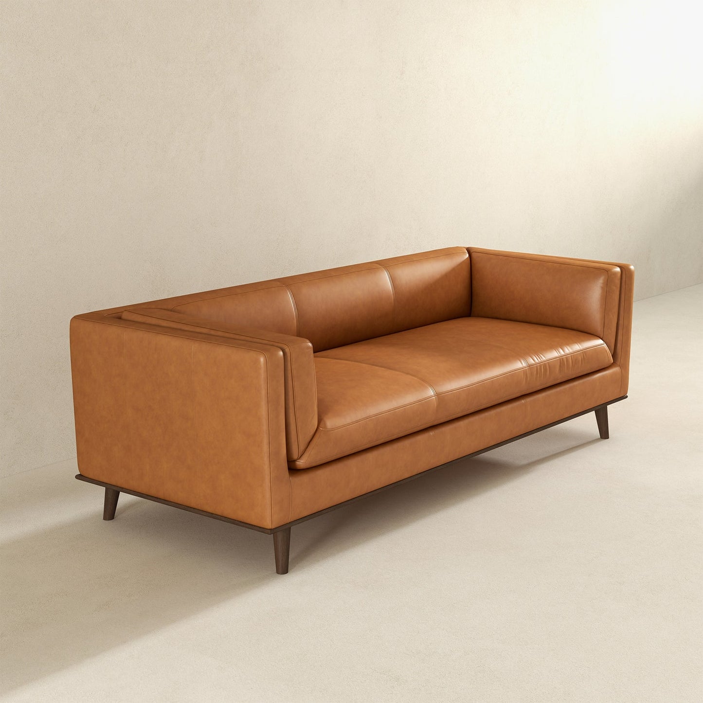 Brooklyn Leather Sofa | Tan